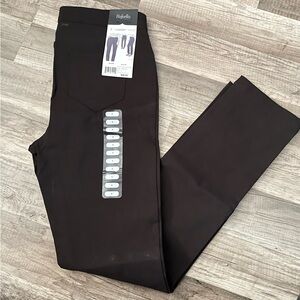 Rafaella Dark Chocolate Comfort Pants Sz 6 NWT